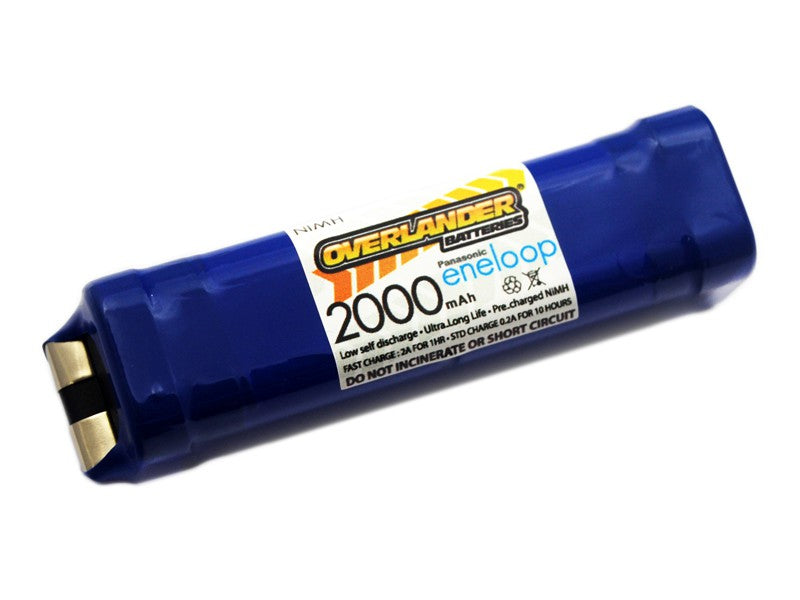PanasonicEneloop 2000mAh AA 9.6v TX SQ PushFit-SKU 2877