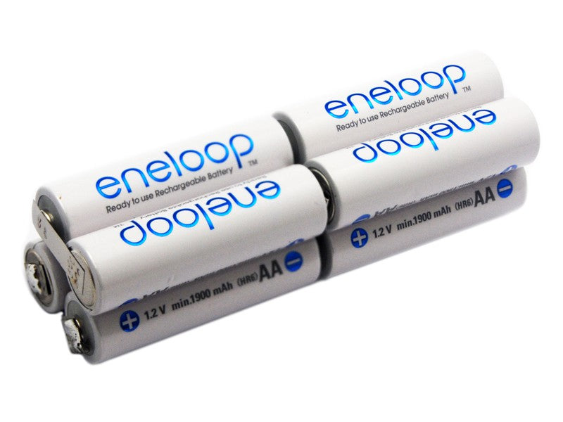Panasonic Eneloop 2000mAh AA 9.6v TX SQ Zap - SKU 2878