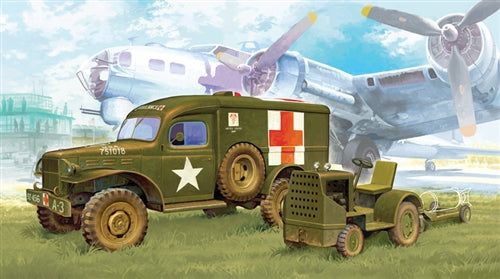 WWII US Ambulance & Towing Tractor 1:72