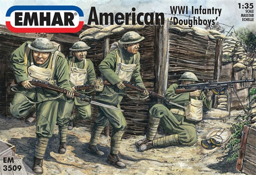 American WWI Infantry Doughboys 1:35
