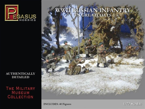 WWII Russian Infantry in Greatcoats 1:72