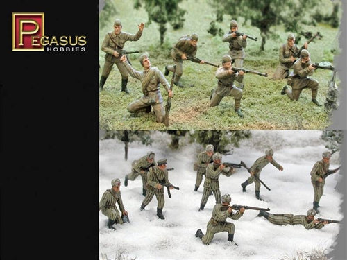 WWII Russians Summer & Winter (PE Plastic) 1:72
