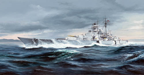 Trumpeter 1/350 German Bismarck Battleship 05358