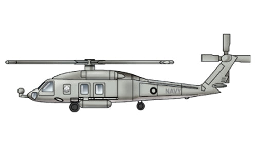 Trumpeter 1/350 HH-60H Rescue Hawk (qty 6) 06232