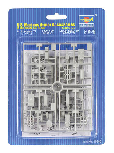 Trumpeter 1/350 US Marines Armour Accessories (8 types 2 ea) 06640