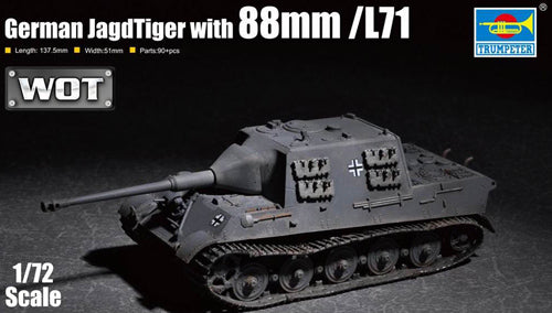 Trumpeter 1/72 German Jagdtiger w/ 88mm KwK L/71 07166