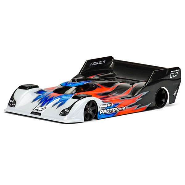 PROTOFORM BMR-12.1 L/WEIGHT LMP12 1/12 CLEAR BODYSHELL