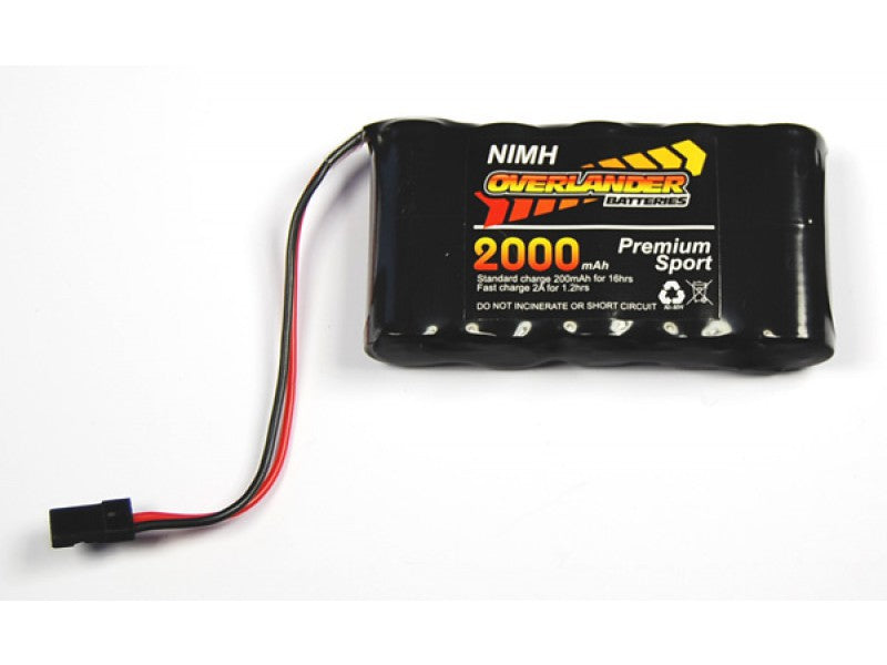Nimh 4/5 AF 2000mah 6v RX Flat Premium Sport - SKU 1756