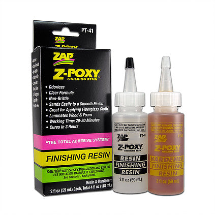 Zap Z-epoxy 4 oz Finishing Resin PT-41