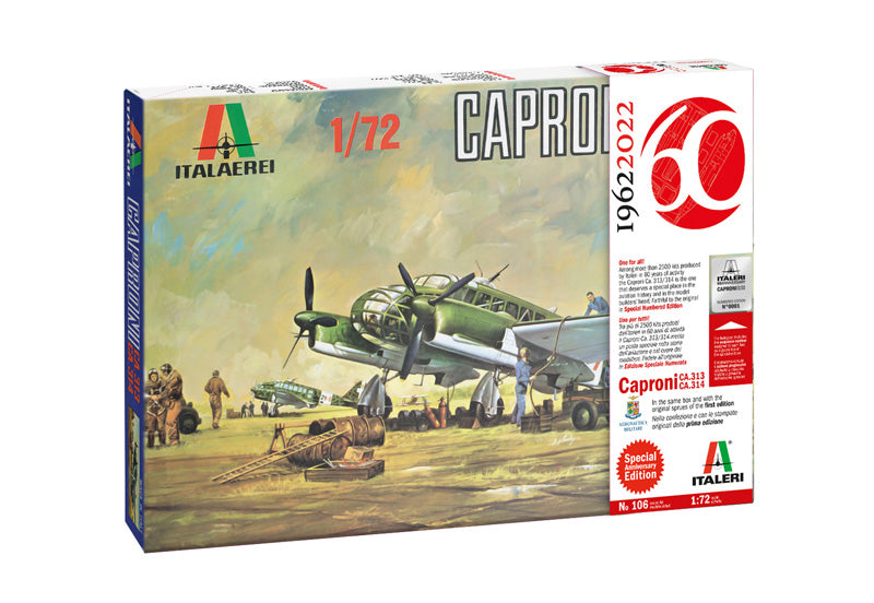 Italeri 1/72 Caproni Ca. 313/314 Vintage Special Anniversary Edition kit 106