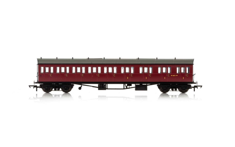 Hornby R4879A BR Collett 57 Bow Ended E131 Nine Compartment Composite R/H W6242W