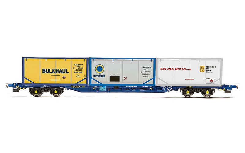 Hornby R60045 Touax KFA Container Wagon with 3 x 20 Tanktainers