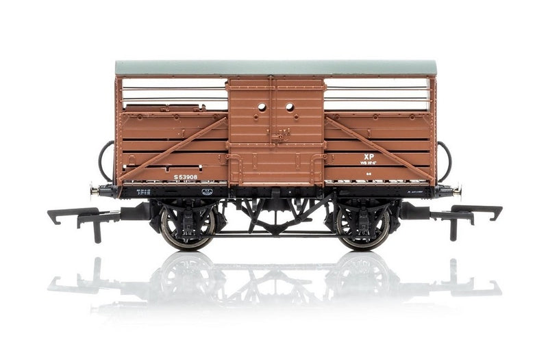 Hornby R6839A Dia1529 Cattle Wagon British Railways