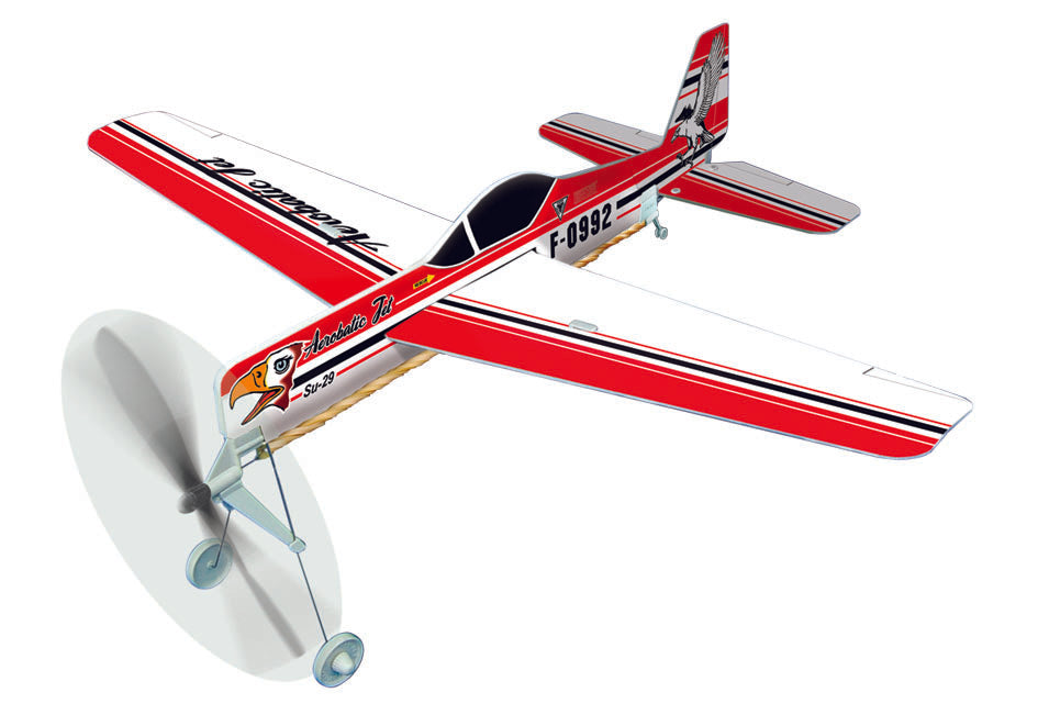 R8 - SU-29 Rubber Band Powered Plane