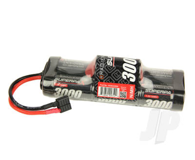 Superpax SC 8.4V 7-Cell 3000mAh NiMH 6+1 Hump