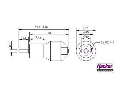 Hacker A10-13L + 44:1 Geared  Brushless motor