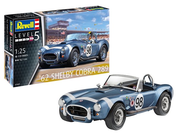 Model Set 62 Shelby Cobra 289 1:25