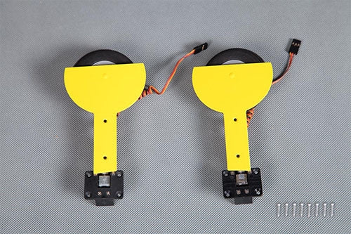 ROC HOBBY P-39 AIRCOBRA MAIN GEAR SET w/STRUT RETRACTS