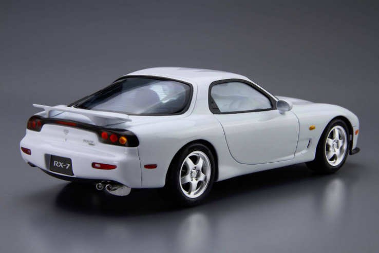 Aoshima 1/24 MAZDA RX7 86 EFINI & MAZDA DECALS & WINDOW MASKS 05138