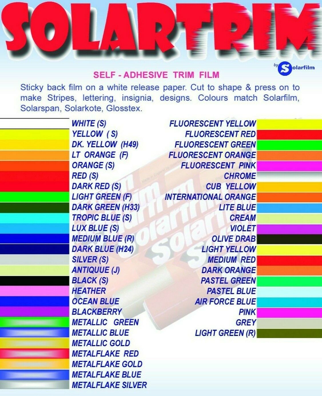 Dark Yellow Solartrim