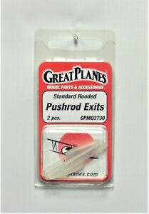Great Planes Hooded Pushrod Exits (Box 20)