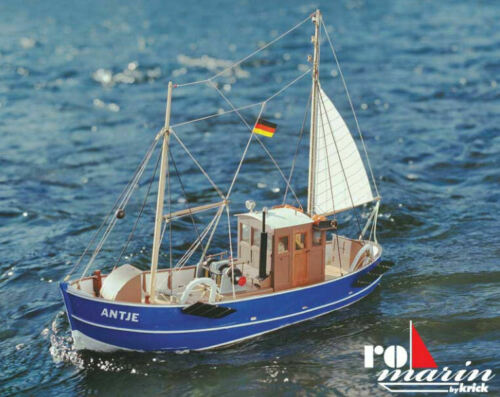 Krick Antje Fishing Boat Kit complete with Fittings set