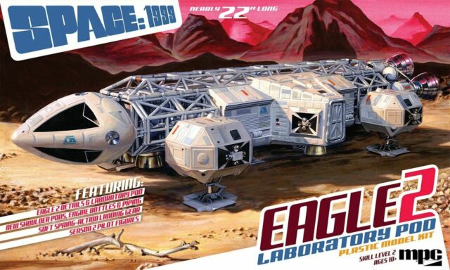 Plastic Kit MPC 1:48 Space 1999 Eagle Transporter II With Lab Pod Model Kit