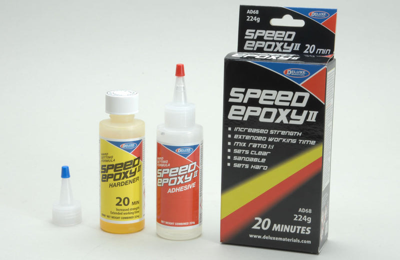 Deluxe Materials 20 Min Speed Epoxy II - 224g (8oz) AD68