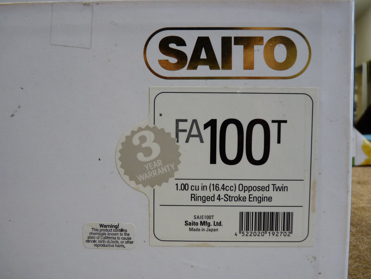 Saito FA-100T - New!