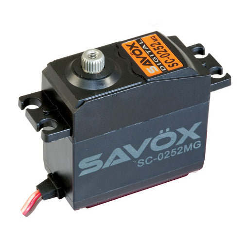 Savox SC0252MG+ METAL GEAR 10.5KG@6V - PLUS Servo