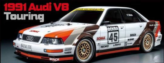 Tamiya RC 1/10 AUDI V8 TOURING 1991 TT-02 58682