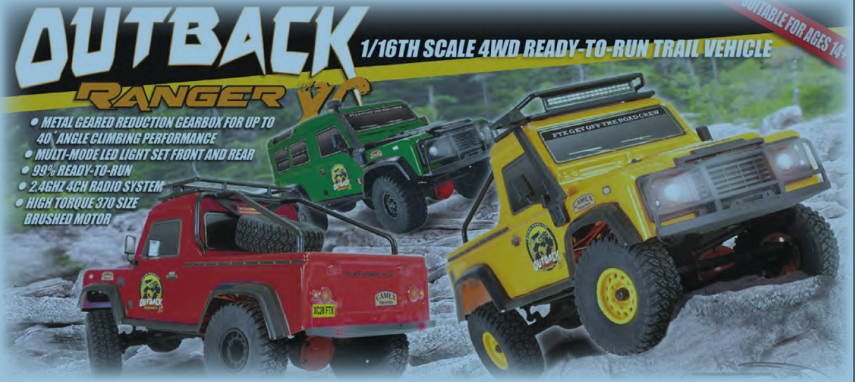 FTX Ranger XC 1:16th 4WD Ready To Run Trail Vehicle -Green