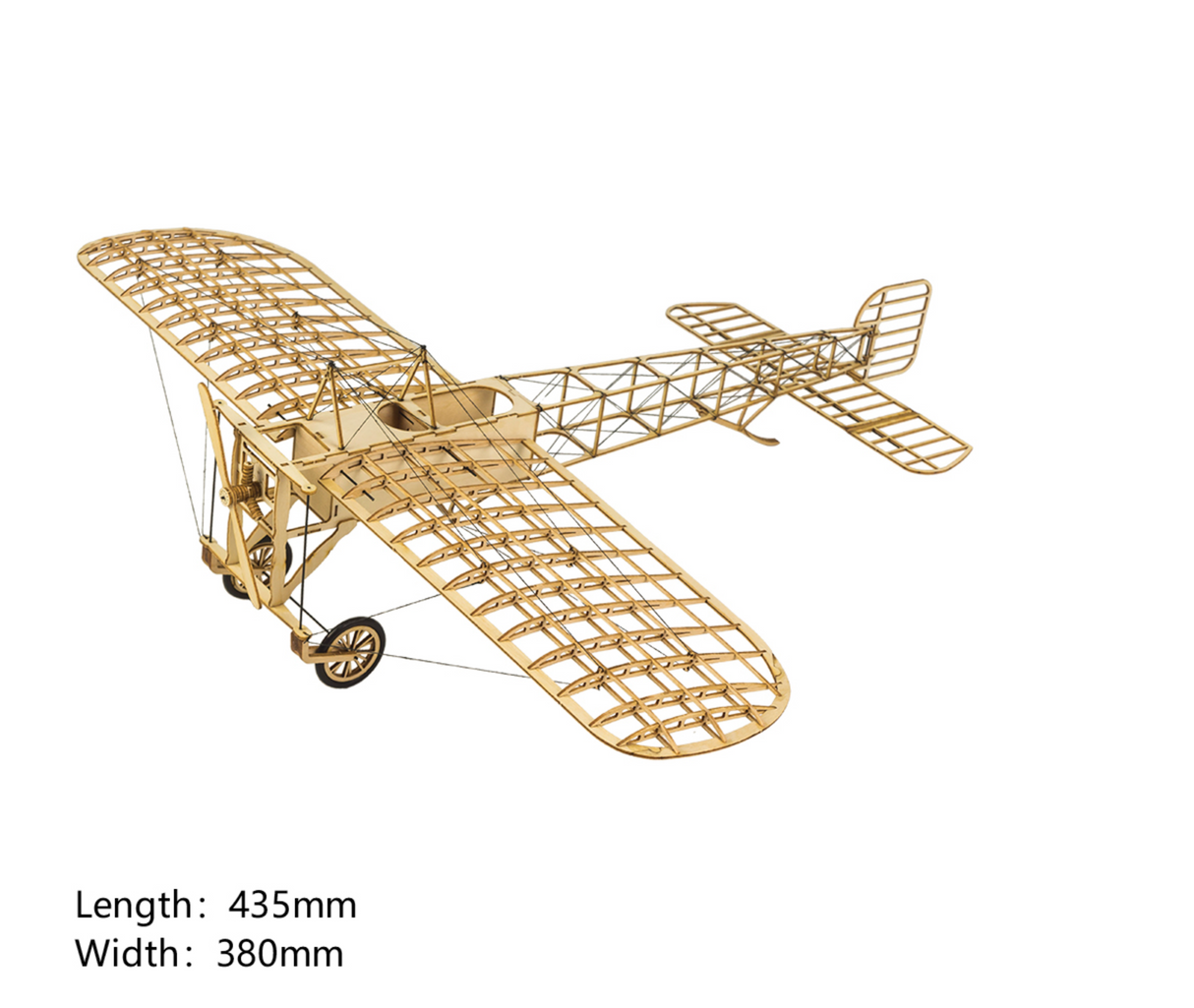 DW Models Bleriot XI 1/23 Scale Static Laser Cut Model Kit