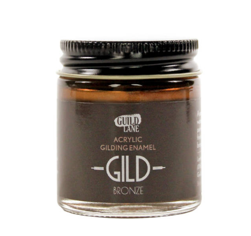 GILD Acrylic Gilding Enamel Paint Bronze (30ml Jar)