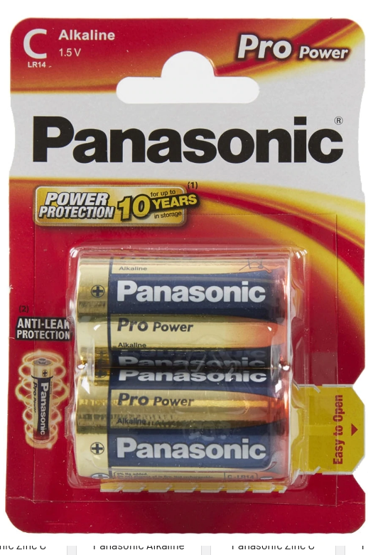 Panasonic Pro Power C LR14 Batteries | 2 Pack