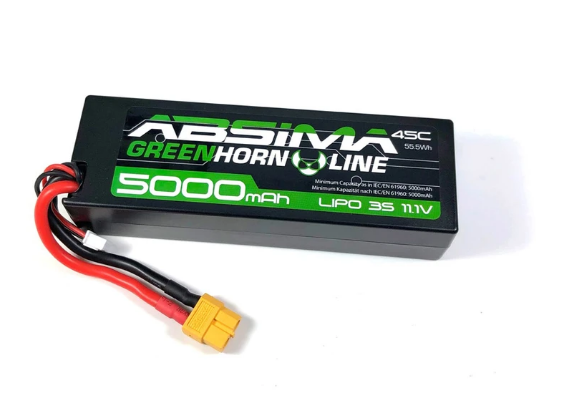 ABSIMA Greenhorn LiPo Stick Pack 11.1V-45C 5000 Hardcase (XT60)