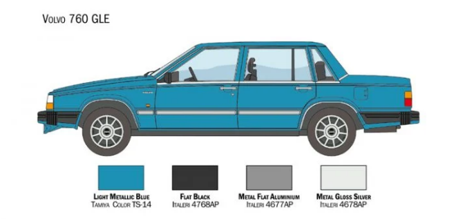 Italeri 1/24 Volvo 760 GLE IT3623