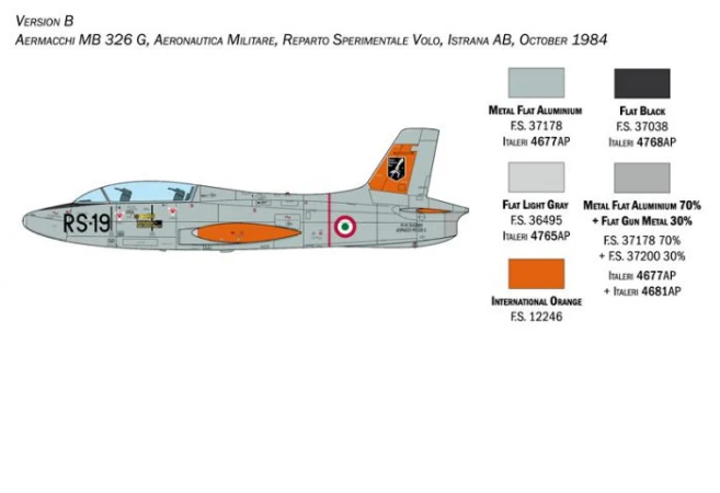 Italeri 1/48 Aermacchi MB-326 IT2814