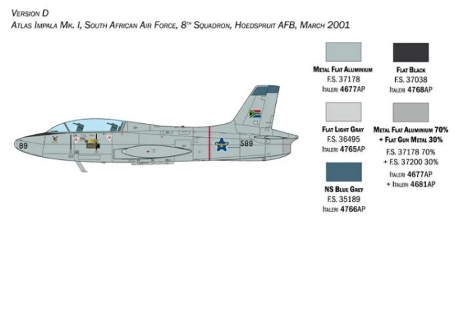 Italeri 1/48 Aermacchi MB-326 IT2814