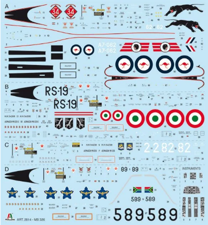 Italeri 1/48 Aermacchi MB-326 IT2814