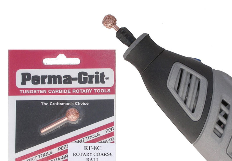 Perma Grit Rotary Ball - Coarse 10mm (D) 3mm(S)