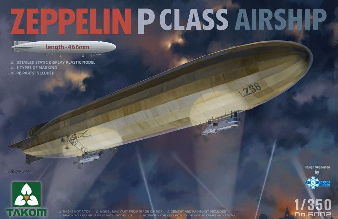 Takom 1/350 Zeppelin P Class Airship 06002