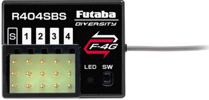Futaba F-4G 4 Channel S.BUS2 2.4GHz Telemetry Receiver