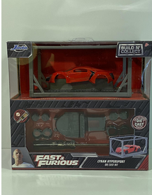 Jada Toys - Build N Collect Model Kit Fast & Furious Lykan Hypersport (1/55 Red) 31289