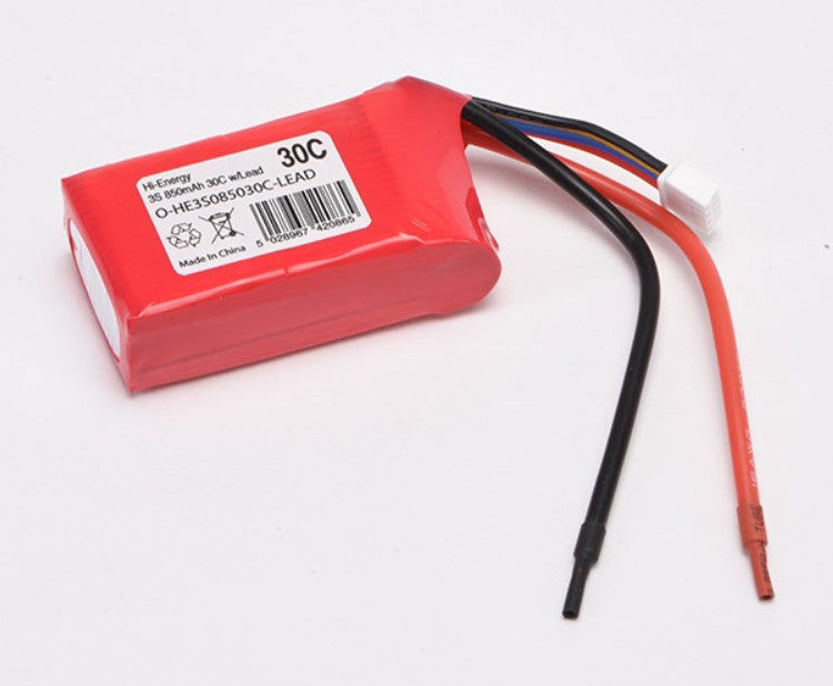 Hi-Energy 3S 850mAh 30C with Lead