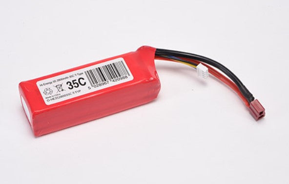 Hi-Energy 3S 2800mAh 35C T-Type (Deans) Connector