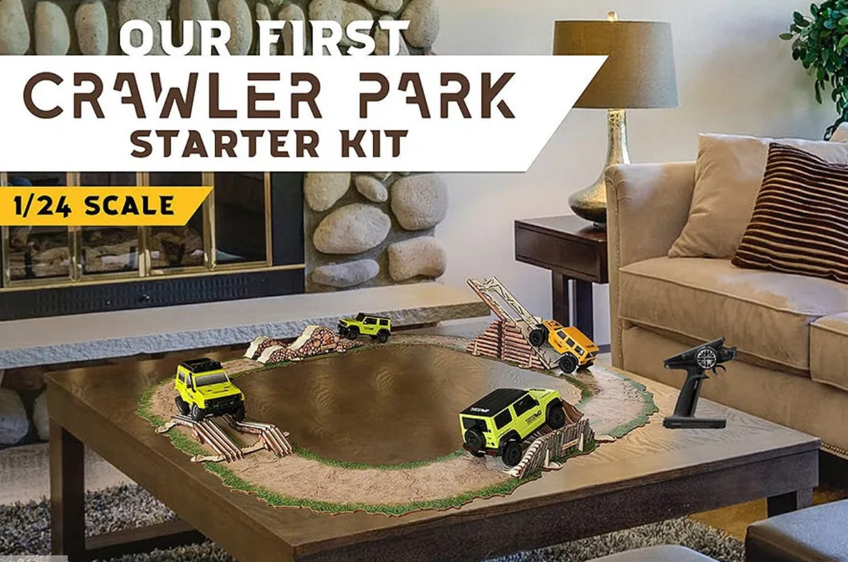 TOYSWD STARTER KIT CIRCUIT RC CRAWLER PARK 1/24