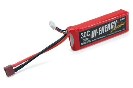 Hi-Energy Extreme 3S 1800mAh 30C Li-Po Deans
