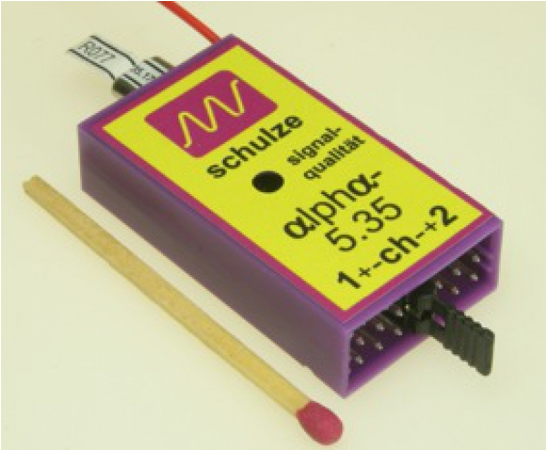 alpha 5.35w 4+1 Receiver 35MHz A+B-Band