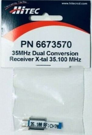 HITEC 35mhz FM Rx Crystal 35.130 (73) Dual Conversion
